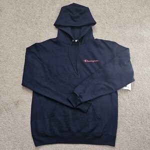 Champion Navy Hoodie NEW MEDIUM